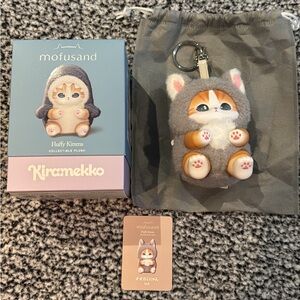 Mofusand Plush Keychain Kiramekko Fluffy Kittens